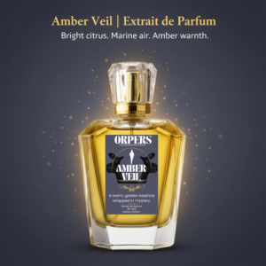 Amber Veil | Extrait de Parfum – Bright Citrus, Marine Freshness & Amber Warmth | Orpers