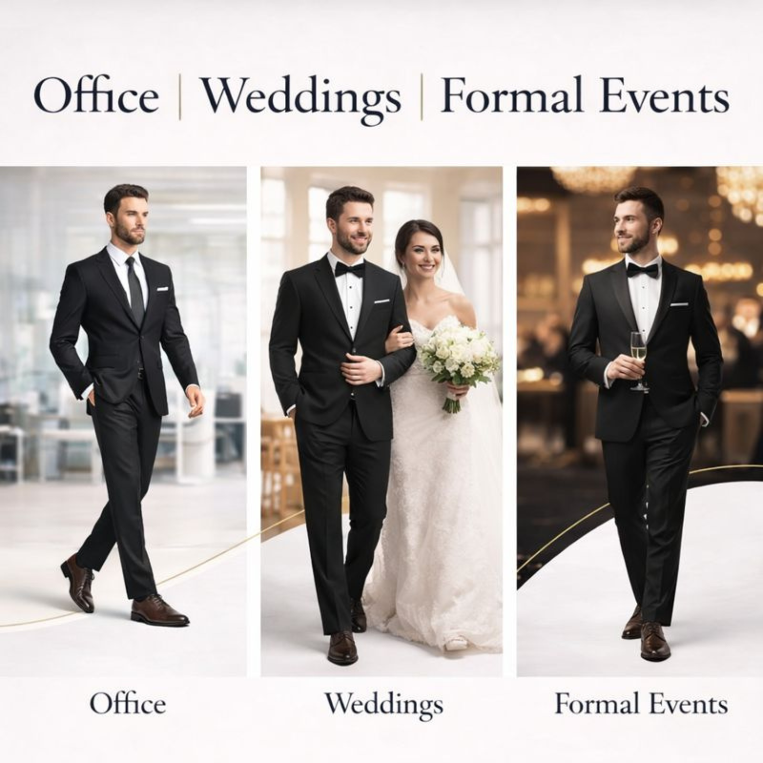 ORPERS brown leather cap-toe Oxford shoes styled with formal suits for office, weddings, and formal events.